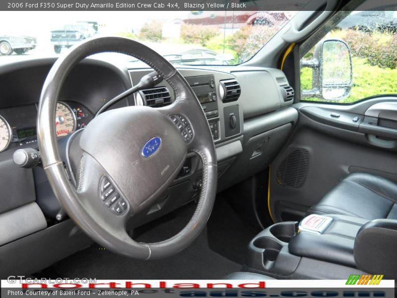 Blazing Yellow / Black 2006 Ford F350 Super Duty Amarillo Edition Crew Cab 4x4
