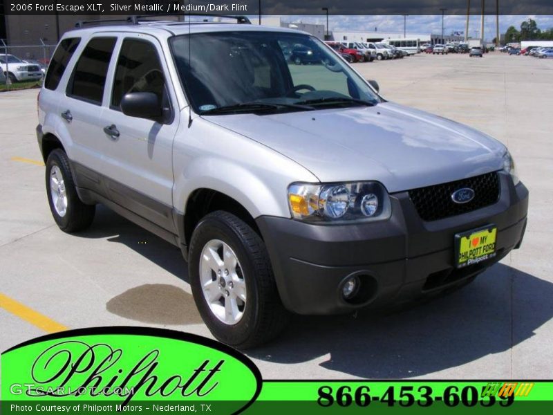 Silver Metallic / Medium/Dark Flint 2006 Ford Escape XLT
