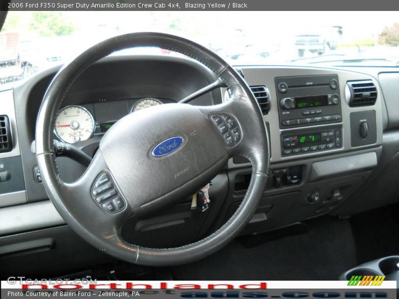 Blazing Yellow / Black 2006 Ford F350 Super Duty Amarillo Edition Crew Cab 4x4