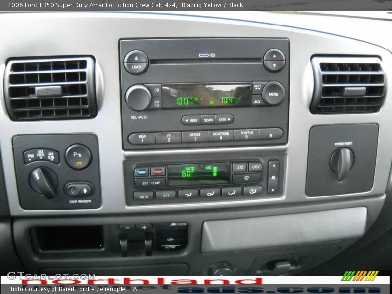 Blazing Yellow / Black 2006 Ford F350 Super Duty Amarillo Edition Crew Cab 4x4