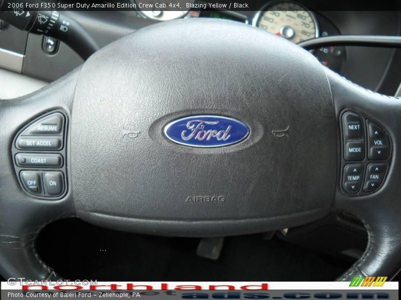 Blazing Yellow / Black 2006 Ford F350 Super Duty Amarillo Edition Crew Cab 4x4