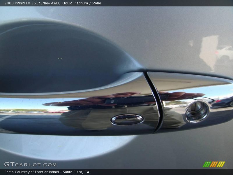 Liquid Platinum / Stone 2008 Infiniti EX 35 Journey AWD