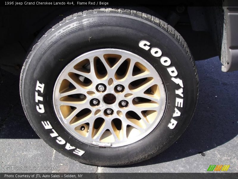 Flame Red / Beige 1996 Jeep Grand Cherokee Laredo 4x4