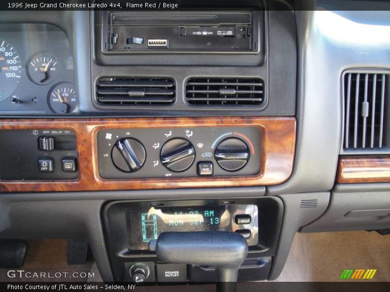 Flame Red / Beige 1996 Jeep Grand Cherokee Laredo 4x4