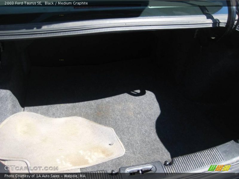 Black / Medium Graphite 2003 Ford Taurus SE