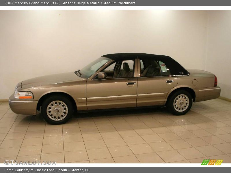 Arizona Beige Metallic / Medium Parchment 2004 Mercury Grand Marquis GS