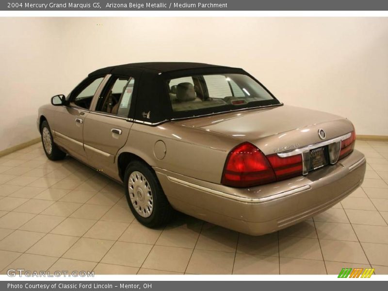 Arizona Beige Metallic / Medium Parchment 2004 Mercury Grand Marquis GS
