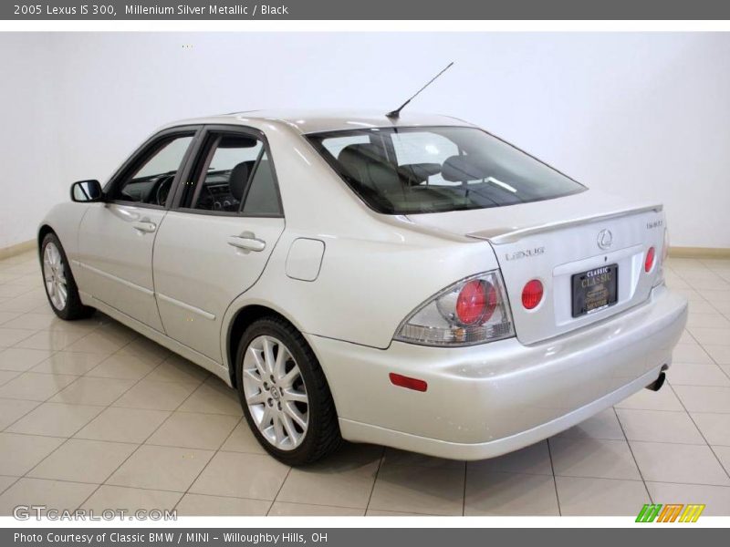 Millenium Silver Metallic / Black 2005 Lexus IS 300