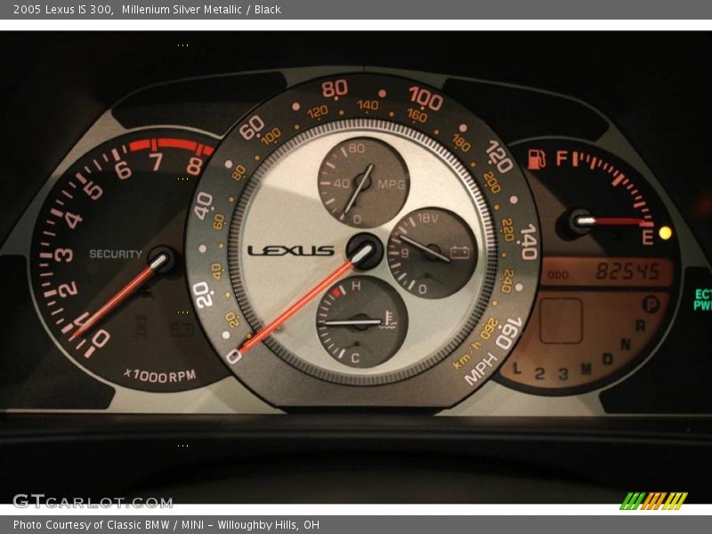 Millenium Silver Metallic / Black 2005 Lexus IS 300