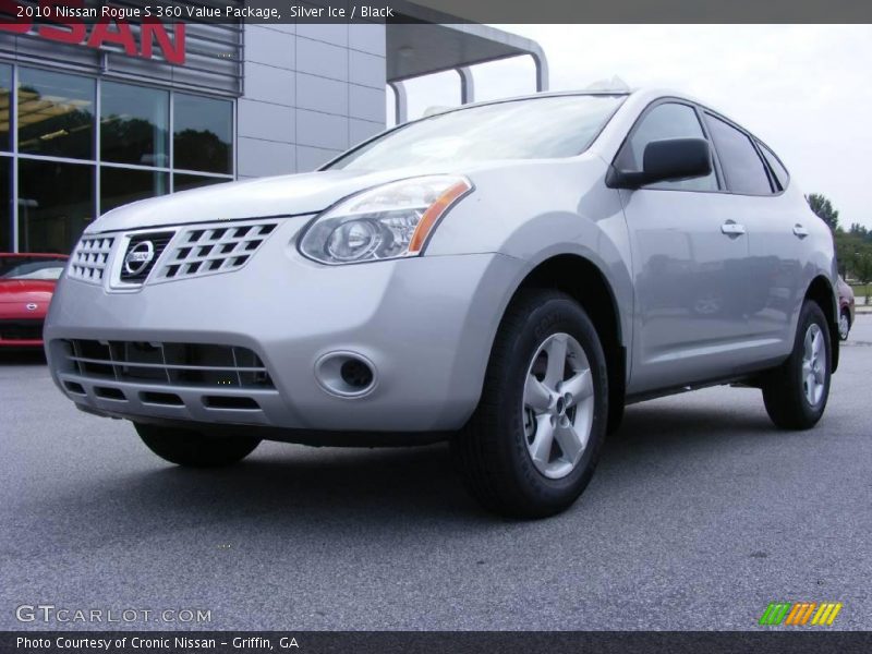 Silver Ice / Black 2010 Nissan Rogue S 360 Value Package