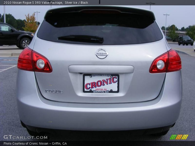 Silver Ice / Black 2010 Nissan Rogue S 360 Value Package