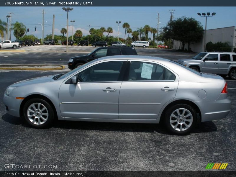 Silver Frost Metallic / Camel 2006 Mercury Milan I4