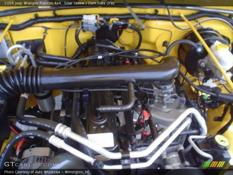 Solar Yellow / Dark Slate Gray 2004 Jeep Wrangler Rubicon 4x4