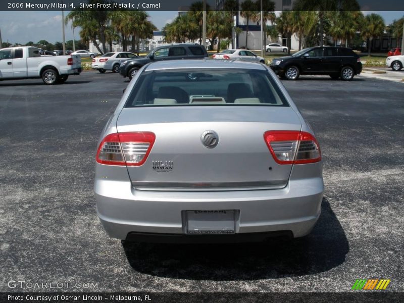 Silver Frost Metallic / Camel 2006 Mercury Milan I4