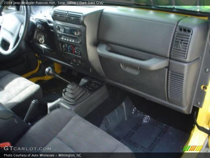 Solar Yellow / Dark Slate Gray 2004 Jeep Wrangler Rubicon 4x4