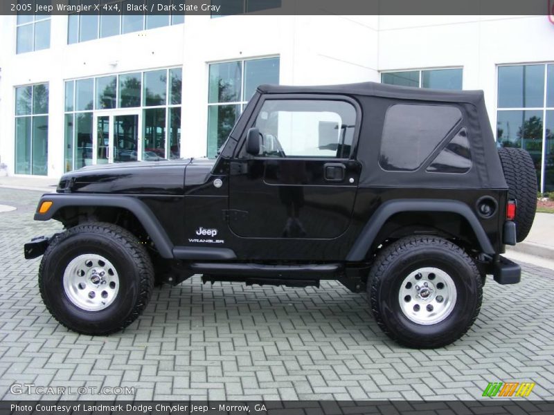Black / Dark Slate Gray 2005 Jeep Wrangler X 4x4