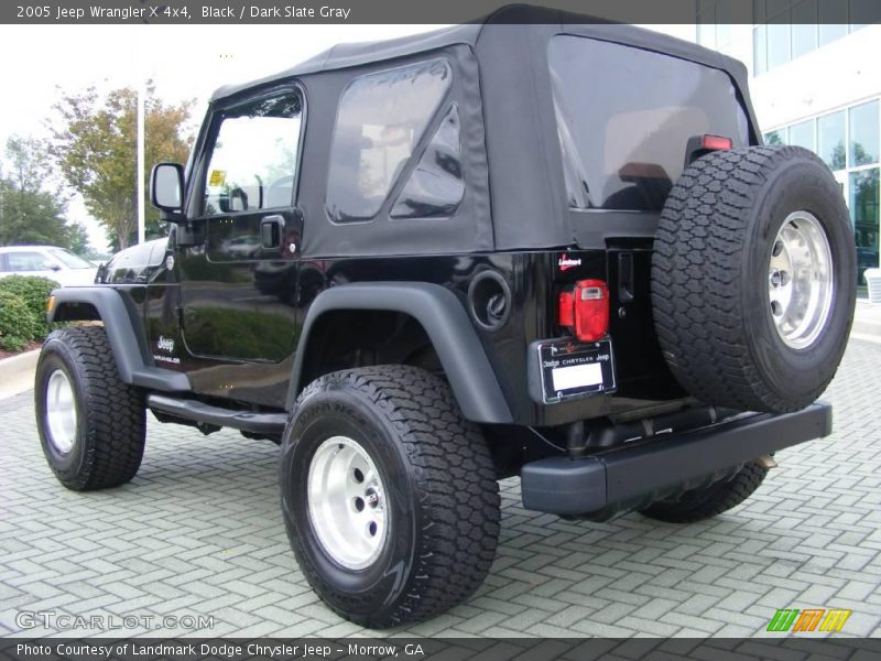 Black / Dark Slate Gray 2005 Jeep Wrangler X 4x4