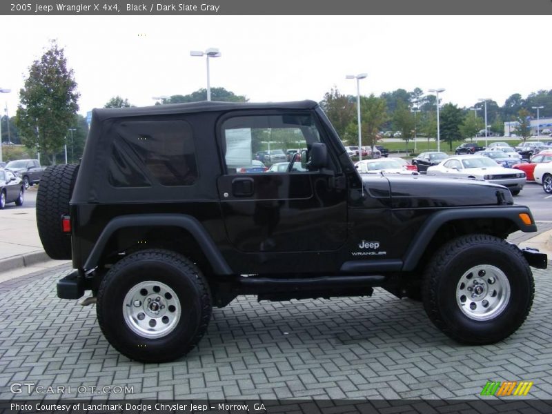Black / Dark Slate Gray 2005 Jeep Wrangler X 4x4