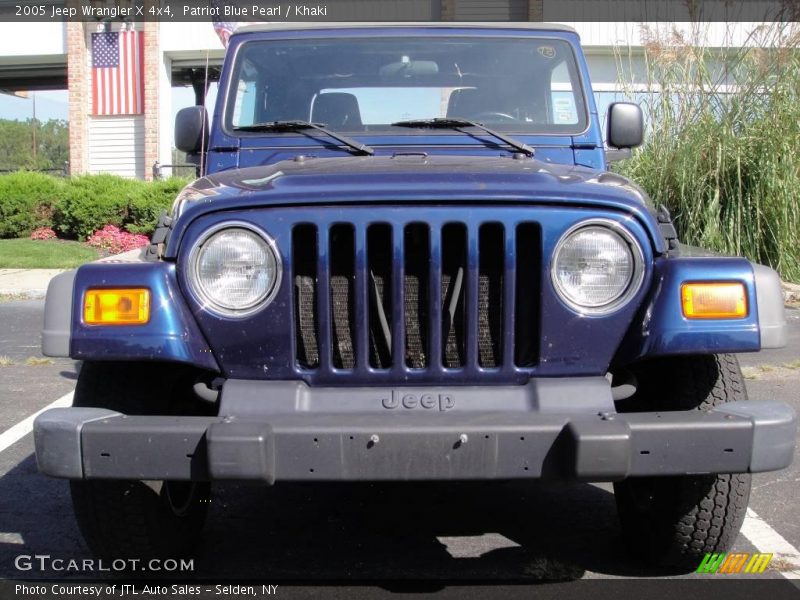 Patriot Blue Pearl / Khaki 2005 Jeep Wrangler X 4x4