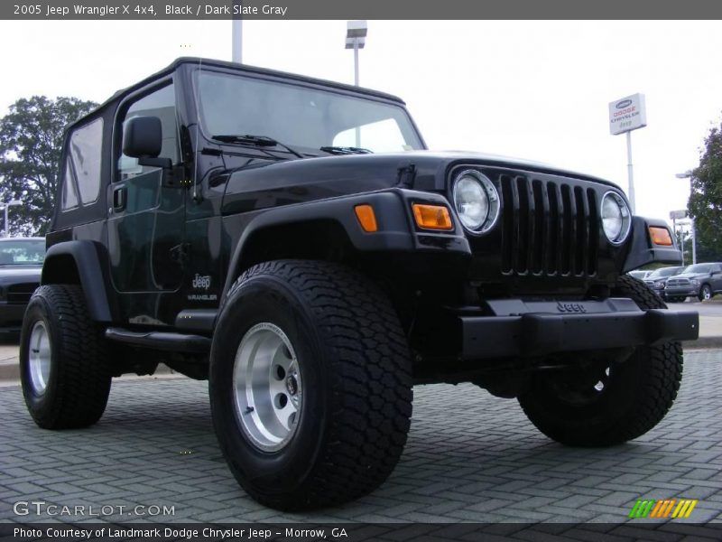 Black / Dark Slate Gray 2005 Jeep Wrangler X 4x4