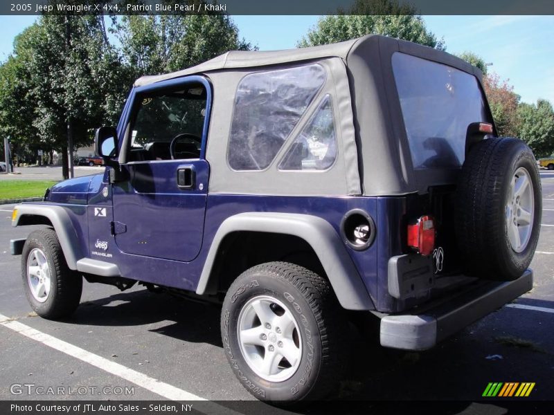 Patriot Blue Pearl / Khaki 2005 Jeep Wrangler X 4x4
