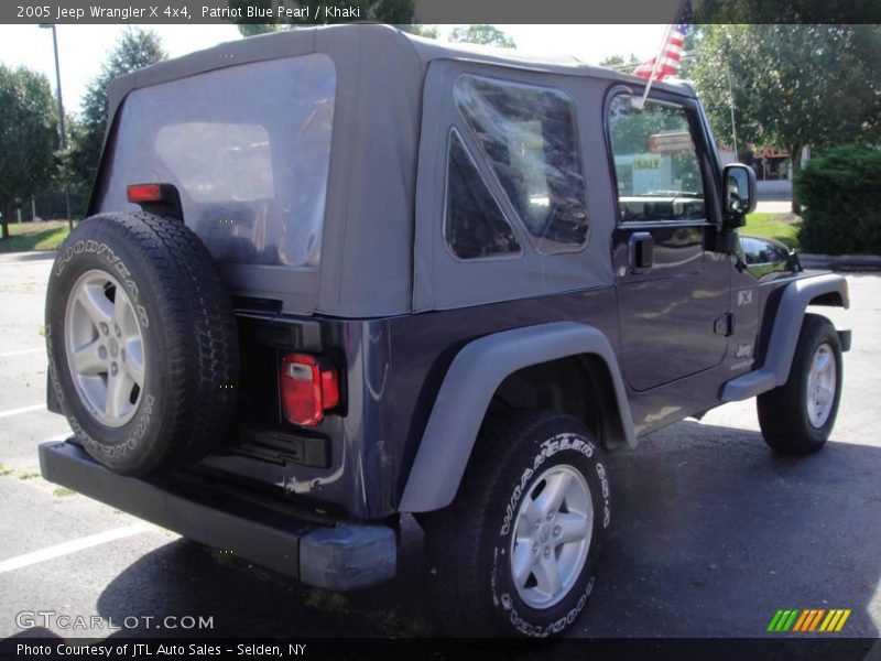 Patriot Blue Pearl / Khaki 2005 Jeep Wrangler X 4x4