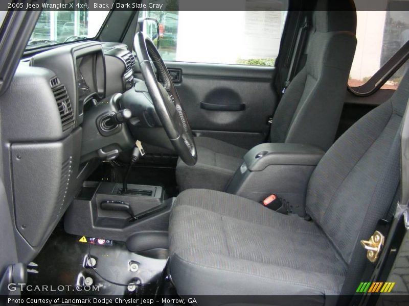 Black / Dark Slate Gray 2005 Jeep Wrangler X 4x4