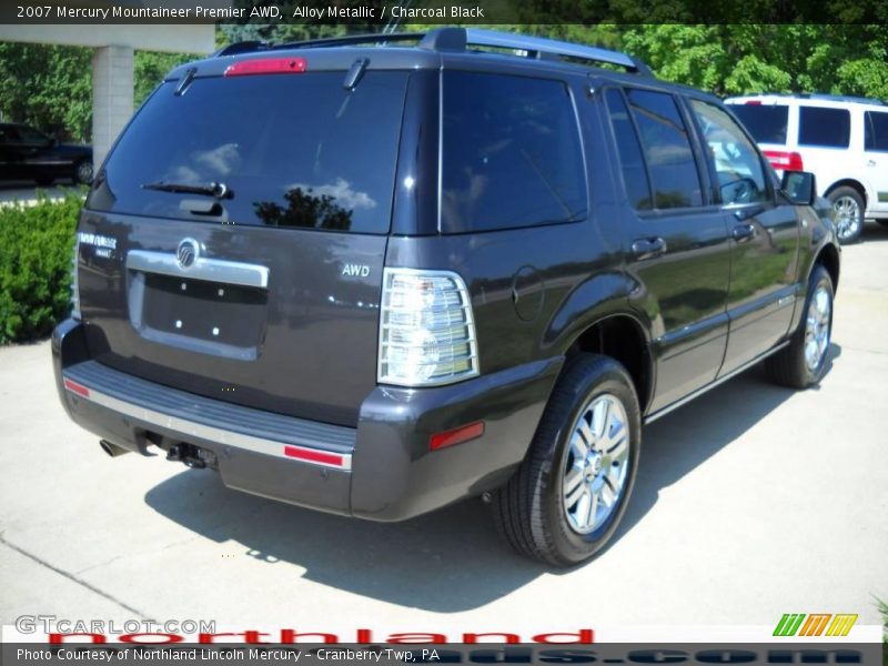 Alloy Metallic / Charcoal Black 2007 Mercury Mountaineer Premier AWD