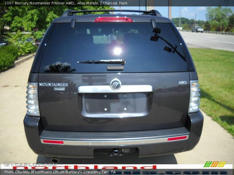 Alloy Metallic / Charcoal Black 2007 Mercury Mountaineer Premier AWD