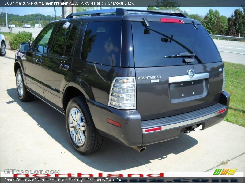 Alloy Metallic / Charcoal Black 2007 Mercury Mountaineer Premier AWD