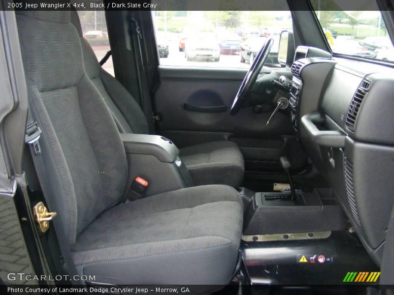 Black / Dark Slate Gray 2005 Jeep Wrangler X 4x4