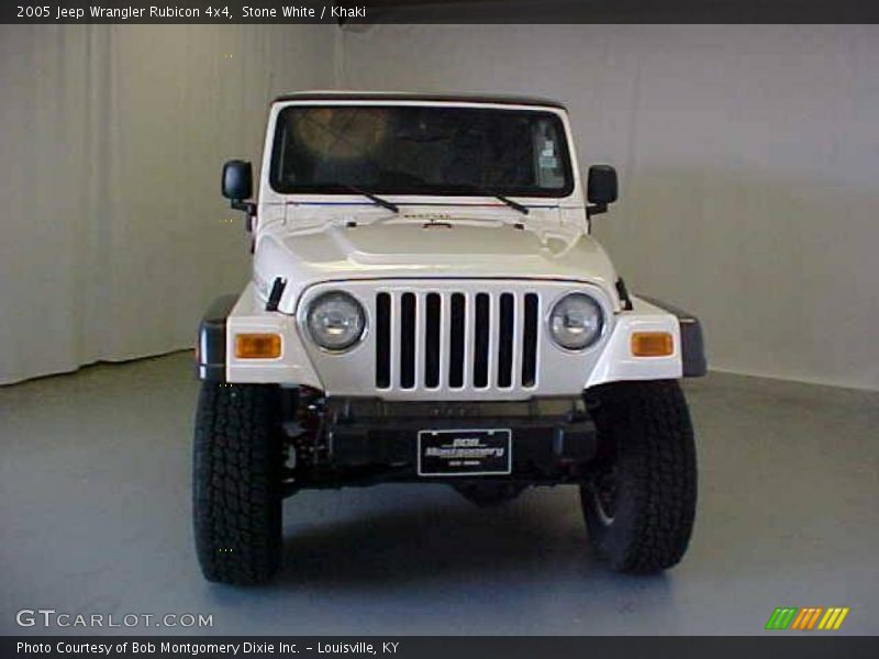 Stone White / Khaki 2005 Jeep Wrangler Rubicon 4x4