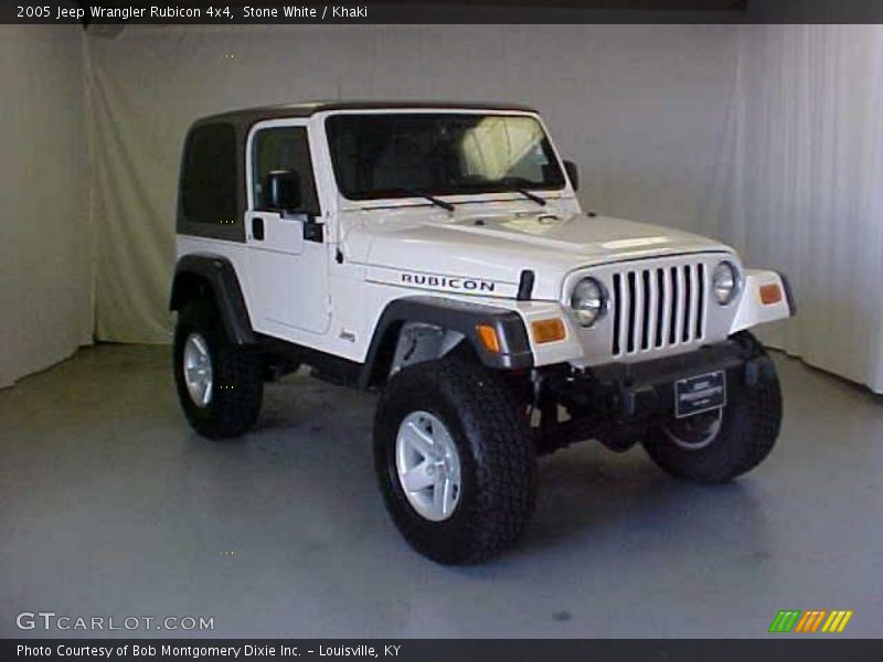 Stone White / Khaki 2005 Jeep Wrangler Rubicon 4x4