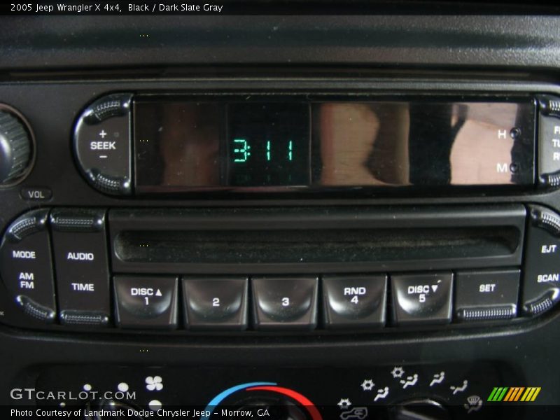 Black / Dark Slate Gray 2005 Jeep Wrangler X 4x4