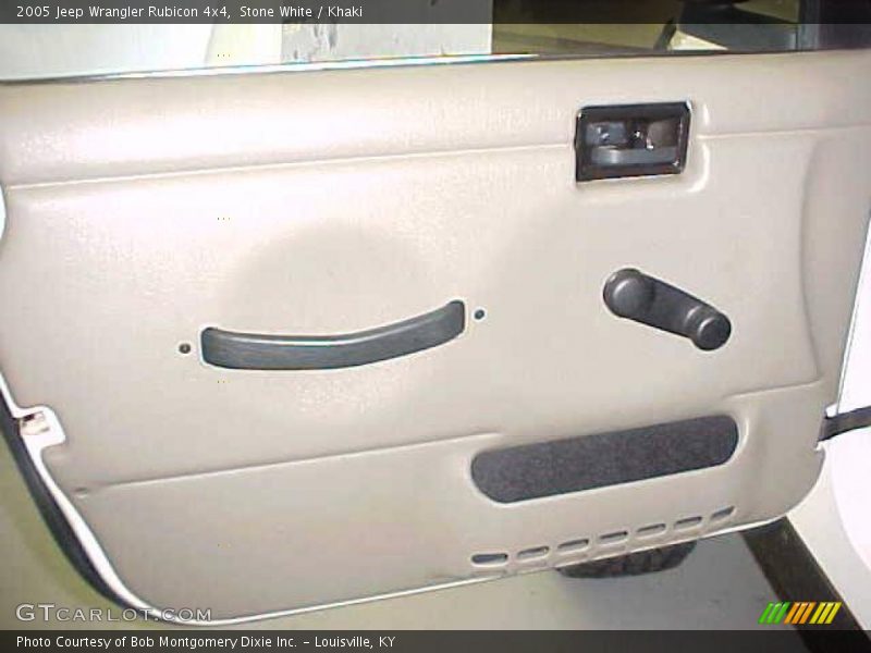 Stone White / Khaki 2005 Jeep Wrangler Rubicon 4x4