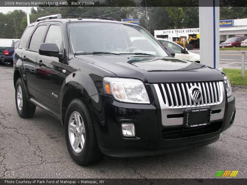 Black / Stone 2009 Mercury Mariner Hybrid 4WD