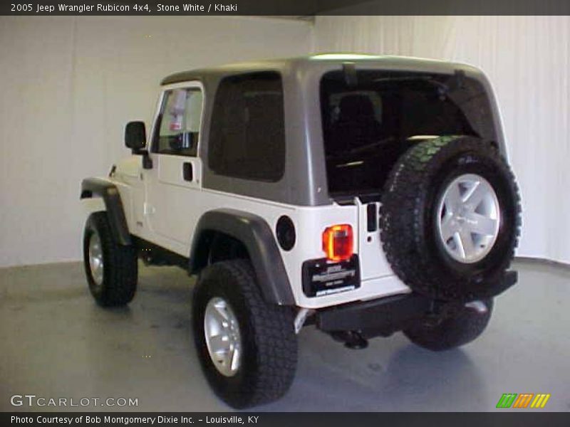 Stone White / Khaki 2005 Jeep Wrangler Rubicon 4x4