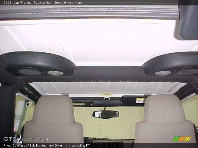 Stone White / Khaki 2005 Jeep Wrangler Rubicon 4x4