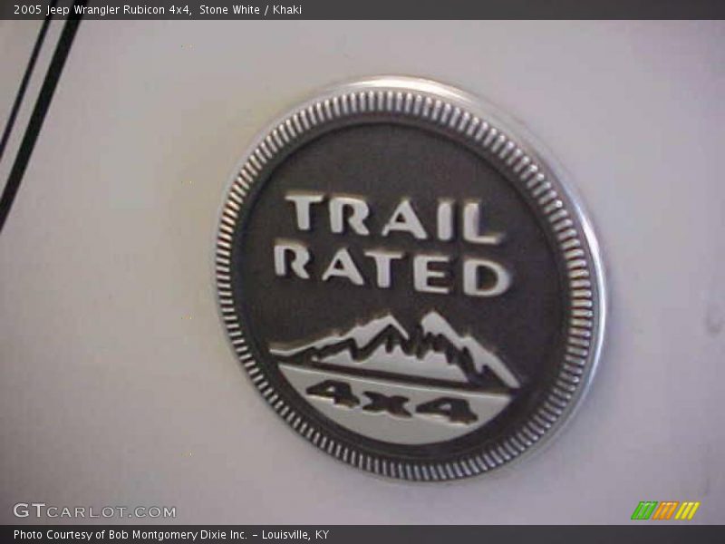 Stone White / Khaki 2005 Jeep Wrangler Rubicon 4x4