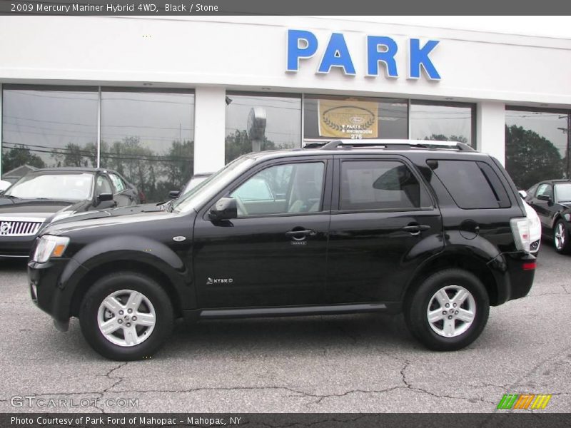 Black / Stone 2009 Mercury Mariner Hybrid 4WD