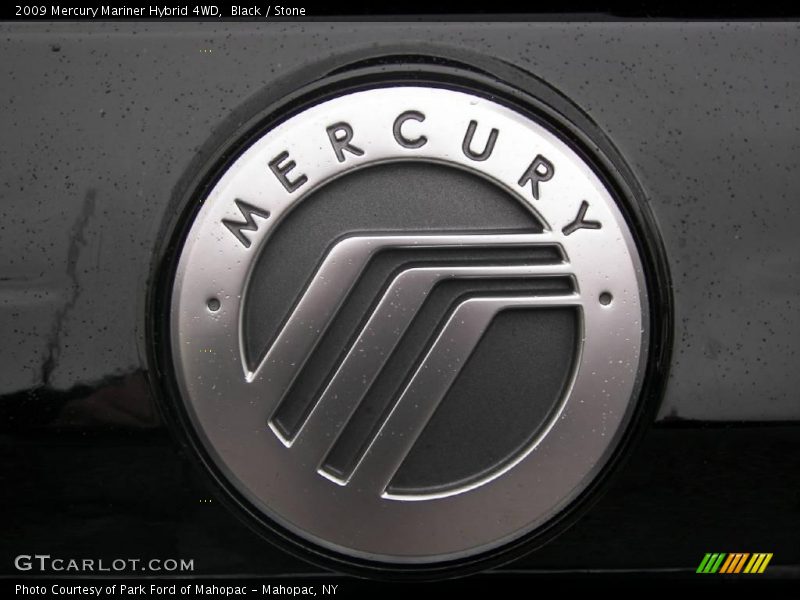 Black / Stone 2009 Mercury Mariner Hybrid 4WD