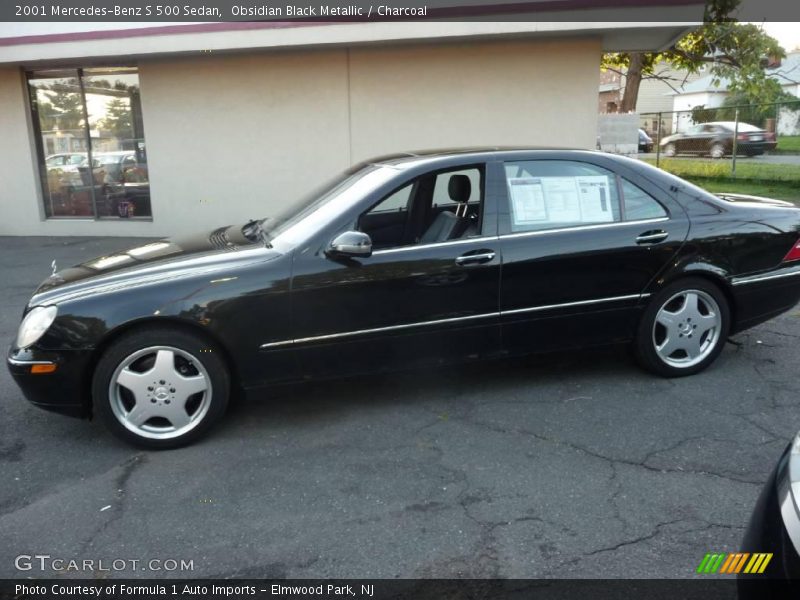 Obsidian Black Metallic / Charcoal 2001 Mercedes-Benz S 500 Sedan