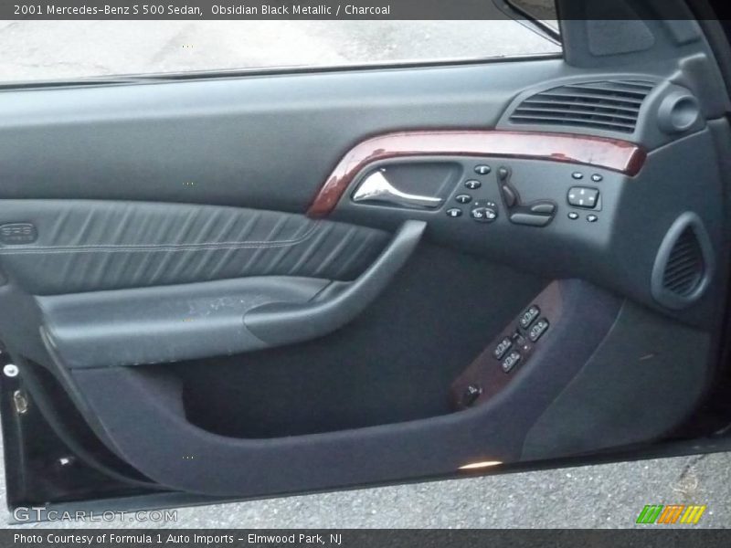 Obsidian Black Metallic / Charcoal 2001 Mercedes-Benz S 500 Sedan