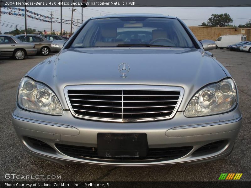 Brilliant Silver Metallic / Ash 2004 Mercedes-Benz S 430 4Matic Sedan