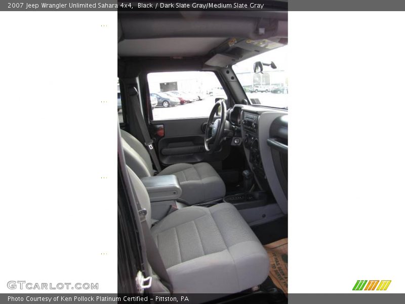 Black / Dark Slate Gray/Medium Slate Gray 2007 Jeep Wrangler Unlimited Sahara 4x4