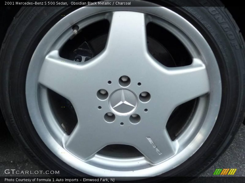 Obsidian Black Metallic / Charcoal 2001 Mercedes-Benz S 500 Sedan
