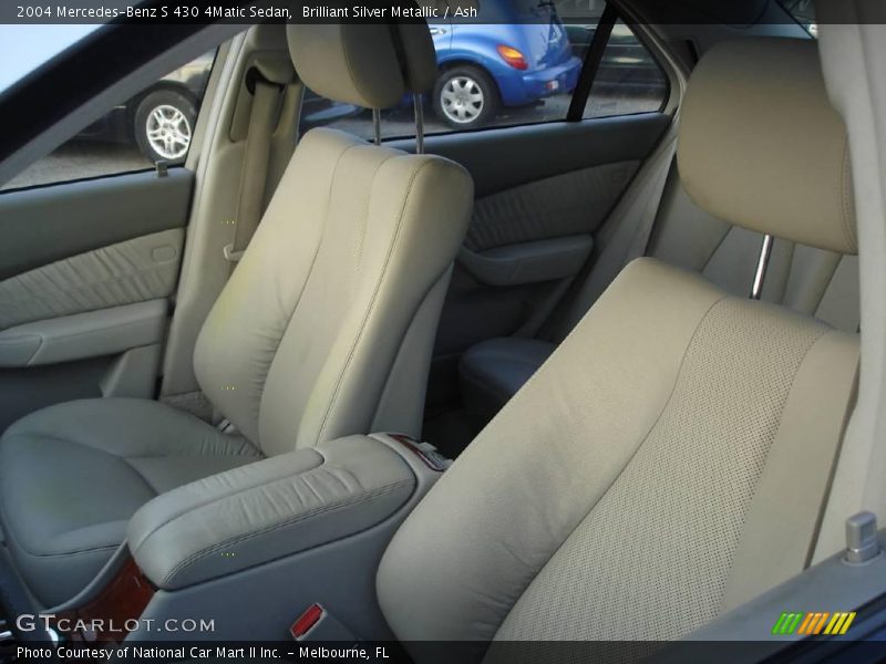Brilliant Silver Metallic / Ash 2004 Mercedes-Benz S 430 4Matic Sedan