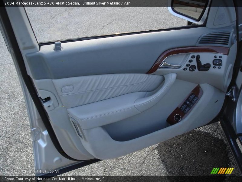Brilliant Silver Metallic / Ash 2004 Mercedes-Benz S 430 4Matic Sedan