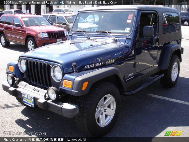 Midnight Blue Pearl / Dark Slate Gray 2006 Jeep Wrangler Unlimited Rubicon 4x4