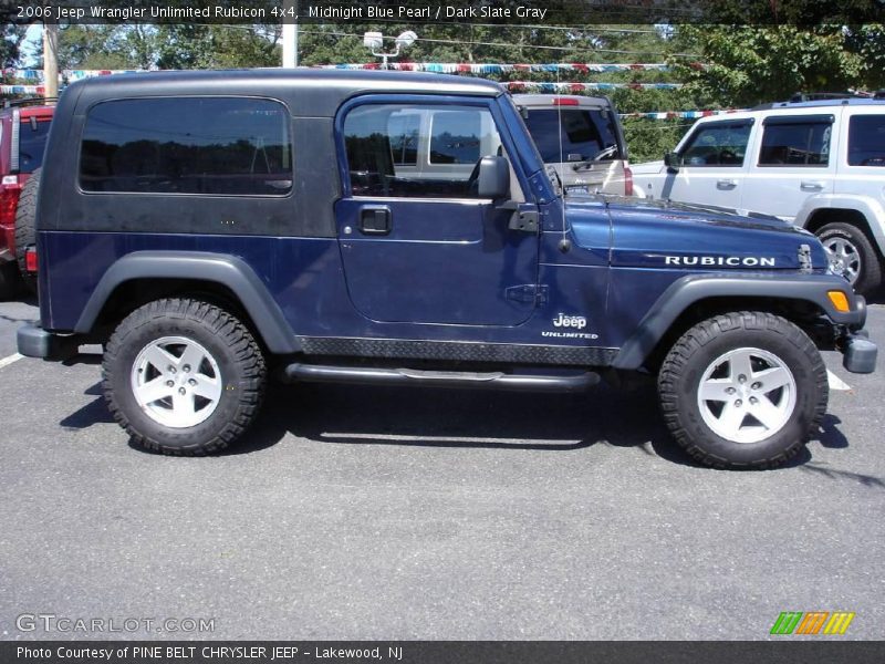 Midnight Blue Pearl / Dark Slate Gray 2006 Jeep Wrangler Unlimited Rubicon 4x4